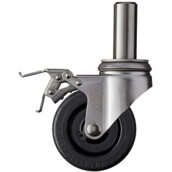 ハンマー SKシリーズオールステンレス自在ゴム車100mm 315SK-RU100-BAR01