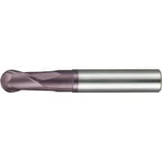 グーリング 高硬度用2枚刃ボールエンドミル レギュラFIREコート 0.8mm 3359