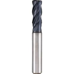 グーリング チタン用4枚刃エンドミル コーナーR レギュラSuperAコート 12mm 3498
