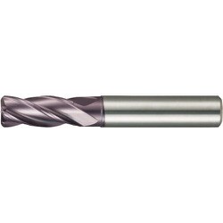 グーリング 4枚刃エンドミル コーナーR レギュラFIREコート 10mm 3562