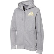 FWQ92 EB7594 M SPORT ID フルジップスウェット Mグレイヘザー J/O [メンズ スウェット]