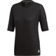 FWS80 EB3820 W MH 3ストライプス Tシャツ BLK/WHT J/M [レディース Tシャツ]
