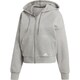 FWS82 EB3823 W MH 3ストライプス DK フーディー Mグレイヘザー/WH J/L [レディース フーディー]