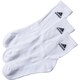 FXI66 DZ9356 パフォーマンス3Pクルーソックス WHT/WHT/BLK M [ソックス]