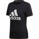 FXT16 DY7732 W MH エンボス レギュラーTシャツ レディース BLK J/L [レディース Tシャツ]