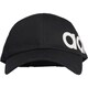 GDJ08 ED0318 ビッグリニアベースボールキャップ BLK/BLK/WHT OSFX [キャップ]
