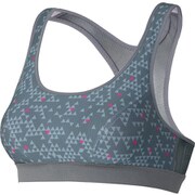 フュージョンメッシュスポーツブラ 3FW89101 (CP)チャコール×ピンク LABサイズ [スポーツブラ]