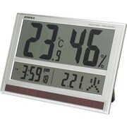 緑十字 熱中症予防対策商品 ジャンボソーラー温湿度計 TD-8170 375339
