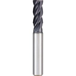 グーリング ステンレス用4枚刃エンドミル レギュラnanoAコート 6mm 3800