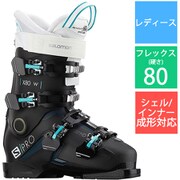 S/PRO X80 W L40948200 BLACK/White 24/24.5cm [旧モデル スキーブーツ レディース]