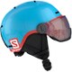 GROM VISOR L39916100 Blue KMサイズ（53-56cm） [スキーヘルメット ジュニア]