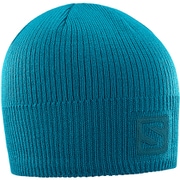LOGO BEANIE L40285300 Deep Lagoon [キャップ ヘアーバンド]