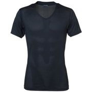 Transfer S/S V Neck PH912UT01 BK Mサイズ [アウトドア アンダーウェア メンズ]