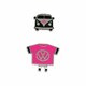 VWAC-9508 [VOLKSWAGEN クリップマーカー ブラックxピンク]