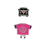 VWAC-9508 [VOLKSWAGEN クリップマーカー ブラックxピンク]