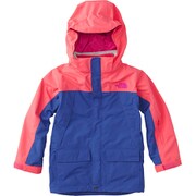 スノートリクライメイトジャケット SNOW TRICLIMATE JACKET NSJ61801 （AS）アトミックピンク×ソーダライトブルー 110cm [スキーウェア ジャケット ジュニア]