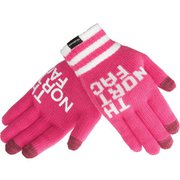 ビッグロゴイーニットグローブ BIG LOGO E-KNIT GLOVE NN61718 （RE）ラズベリーレッド Sサイズ [アウトドア グローブ]