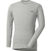 ロングスリーブ ウォーム クルー L/S WARM Crew NU65135 （Z）ミックスグレー Lサイズ [アウトドア アンダーウェア メンズ]