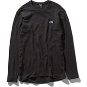 ロングスリーブホットクルー L/S HOT Crew NU65152 （K）ブラック Sサイズ [アウトドア アンダーウェア メンズ]