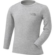 ロングスリーブ ウォーム クルー L/S WARM Crew NUJ68105 （Z）ミックスグレー 130cm [アウトドア トップス キッズ]
