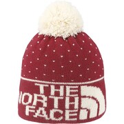 K FAN TAN BEANIE NNJ41817 （RR）レイジレッド [アウトドア 帽子 キッズ]