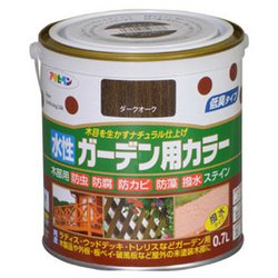 ヨドバシ.com - アサヒペン 水性 ガーデン用カラー 0.7L ダークオーク 