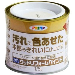 水性ウッドリフォームペイント 1/5L ホワイト [塗料]