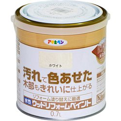 水性ウッドリフォームペイント 0.7L ホワイト [塗料]