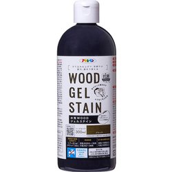 水性WOODジェルステイン 300ml ブラック [塗料]
