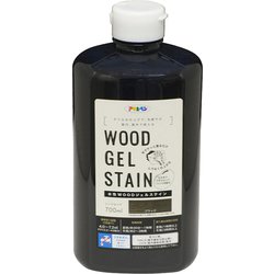 水性WOODジェルステイン 700ml ブラック [塗料]