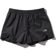 スワローテイルショーツ Swallowtail Shorts NBW41984 （K）ブラック Lサイズ [ランニングウェア ショートパンツ レディース]