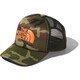 Kids Logo Mesh Cap NNJ01911 (WD)ウッドランド2 KLサイズ [アウトドア 帽子 キッズ]