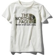 ショートスリーブカモロゴティー S/S Camo Logo Tee NTJ31992 （W）ホワイト 120cm [アウトドア トップス キッズ]