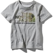 ショートスリーブカモロゴティー S/S Camo Logo Tee NTJ31992 （Z）ミックスグレー 100cm [アウトドア トップス キッズ]