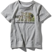 ショートスリーブカモロゴティー S/S Camo Logo Tee NTJ31992 （Z）ミックスグレー 110cm [アウトドア トップス キッズ]