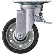 400F0S-WRB125-BAR01 [ハンマー 400Sシリーズ方向規制自在幅広ゴム車125mm]