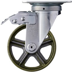 ハンマー 400Sシリーズ方向規制自在イモノ車125mm 400FAS-C125-BAR01