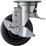 413F0S-CHR125-BAR01 [ハンマー Sシリーズ方向規制自在SP付ゴム車125mm]