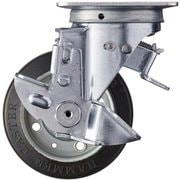 413F0S-R100-BAR01 [ハンマー Sシリーズ方向規制自在SP付ゴム車100mm]