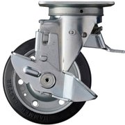 413F0S-R125-BAR01 [ハンマー Sシリーズ方向規制自在SP付ゴム車125mm]