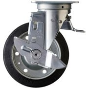 413F0S-R150-BAR01 [ハンマー Sシリーズ方向規制自在SP付ゴム車150mm]