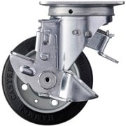 413F0S-RB100-BAR01 [ハンマー Sシリーズ方向規制自在SP付ゴム車100mm]