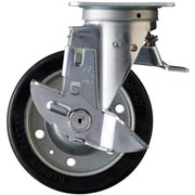 413F0S-WRB150-BAR01 [ハンマー Sシリーズ方向規制自在SP付幅広ゴム車150mm]