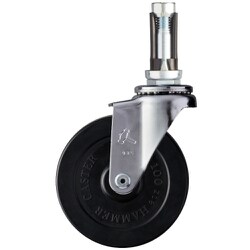 ハンマー EUシリーズ自在ゴム車100mm 4204EU-R100-BAR01