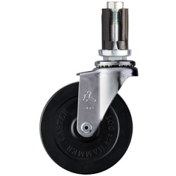 ハンマー EUシリーズ自在ゴム車100mm 4206EU-R100-BAR01