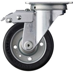 ハンマー Sシリーズ方向規制自在幅広ゴム車100mm 420FAS-WR100-BAR01