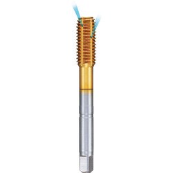 グーリング メートル並目ねじ用タップ レギュラTiNコート M6×1 4446