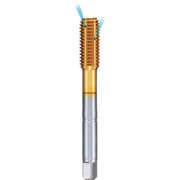 グーリング メートル並目ねじ用タップ レギュラTiNコート M8×1.25 4446