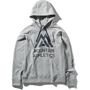 カラーヘザードスウェットフーディ Color Heathered Sweat Hoodie NT61795 （ZN）ミックスグレーMAロゴ2 Mサイズ [ランニングジャージ・ブレーカー]