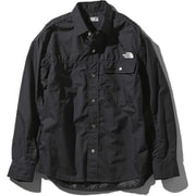 ロングスリーブヌプシシャツ L/S Nuptse Shirt NR11961 （K）ブラック Lサイズ [アウトドア シャツ ユニセックス]